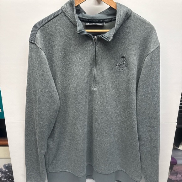 Under Armour Other - Under Armour Men’s Heather Gray Quarter-Zip Pullover (Pinehurst GC)